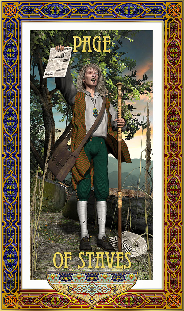 Potterverse Tarot, Suit of Staves - the Page